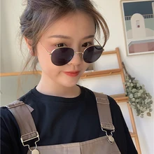 8802 Гонконг ветер ретро черные солнцезащитные очки женские Баунти очки круглые солнцезащитные очки