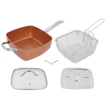 

4Pcs/Set Aluminium Non Stick Cooking Pot Saucepan Frying Pot Household Kitchen Cookware Set Home Cooking Tools
