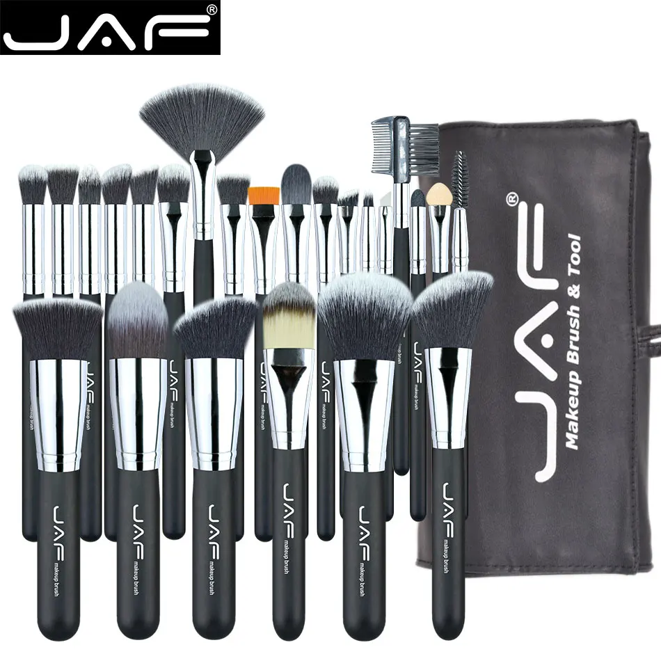 stakåndet Tilbud Beregn Jaf 24pcs Professional Makeup Brushes Set High Quality Make Up Tool Full  Function Studio Synthetic Cosmetic Kit - Makeup Brushes - AliExpress