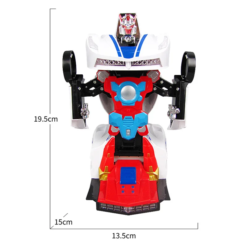 

Electric Transformer Toy Car with Light And Music Toy Car Automatic Transform Mode Race Car Model Car