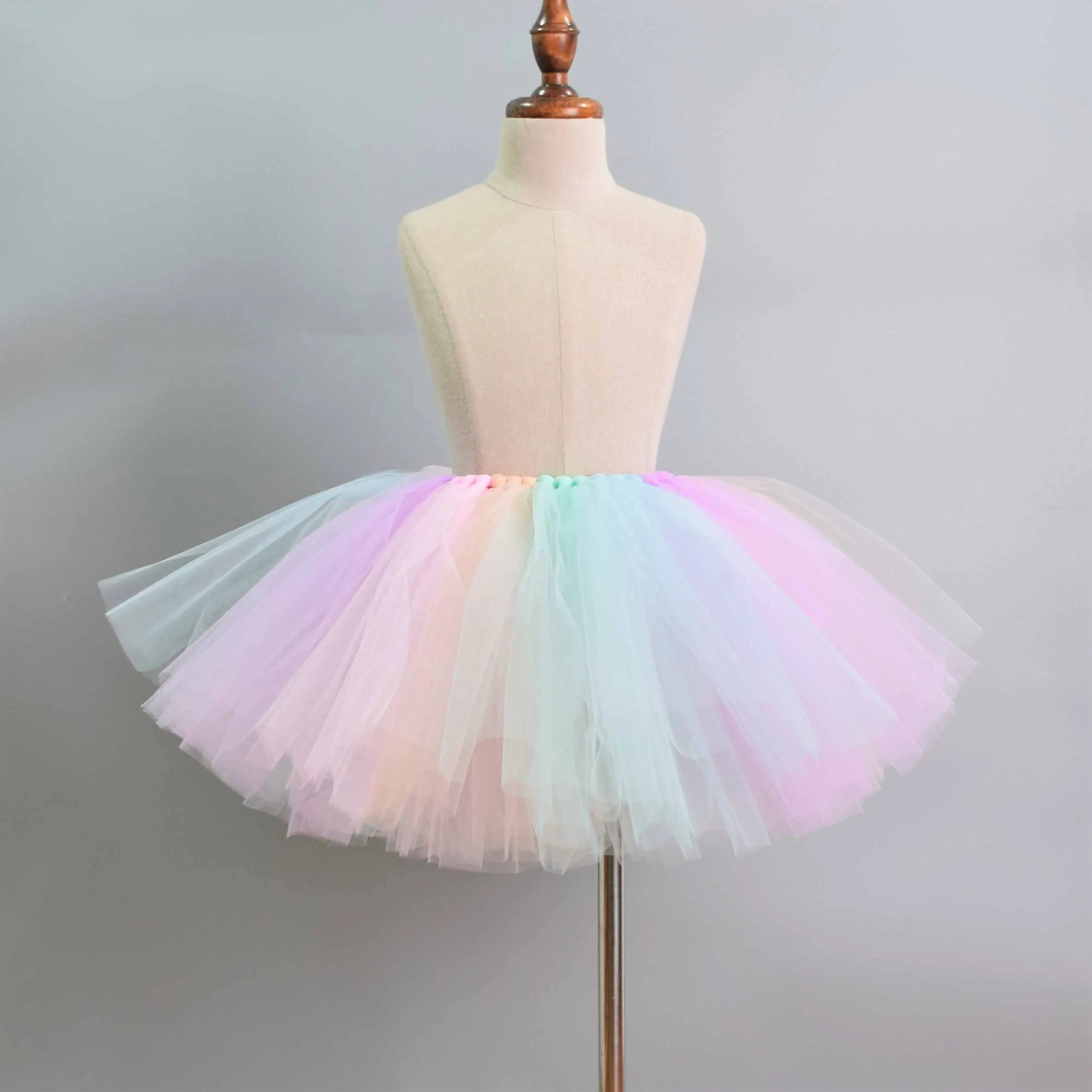 Unicorn Rainbow Tulle Skirt Dress - Just Couture