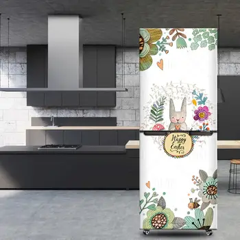 

3D Self Adhesive Dishwasher Refrigerator Sticker Fridge Wrap Freezer Sticker Wallpaper Kid's Art
