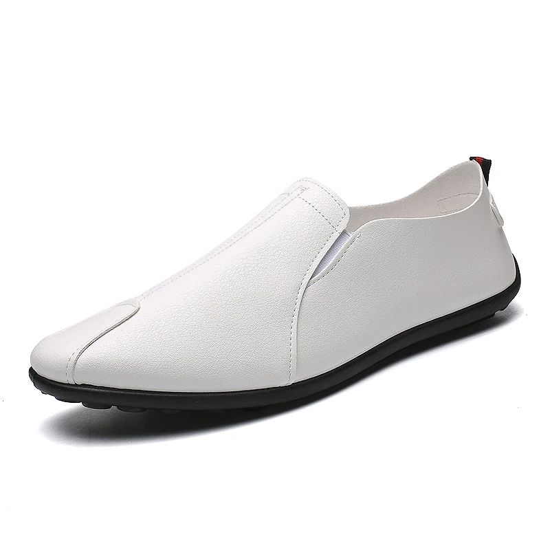 Лидер продаж, брендовая повседневная обувь, модная удобная дышащая легкая мужская легкая Нескользящая обувь, Sapatos masculinos, мужские кроссовки - Цвет: 19033-White