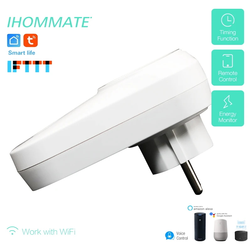 10 шт. 16A Smart life APP Wi Fi умная розетка ЕС Корея Россия вилка монитор питания умный