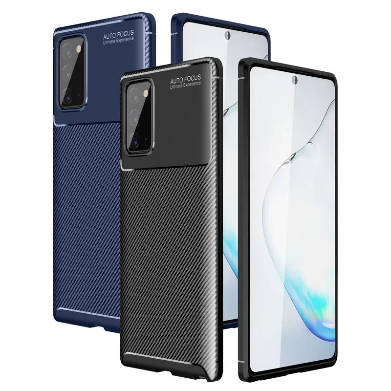 

For SamSung Galaxy Note 20 Case luxury Business type carbon fiber protection shockproof Back Cover For SamSung Note 20 Cover