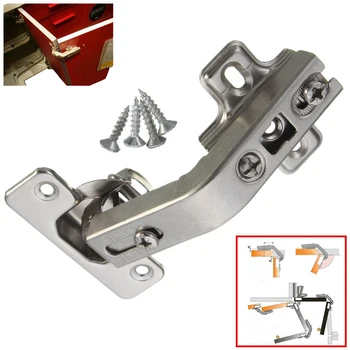 

2 Pieces 135 Degree Corner Folded Cabinet Door Hinges Kitchen Bathroom Cupboard Hinge For Home Tools Cabinet Hinges