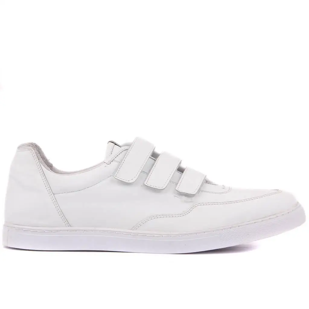 

Sail-Lakers White Leather Men Sneaker