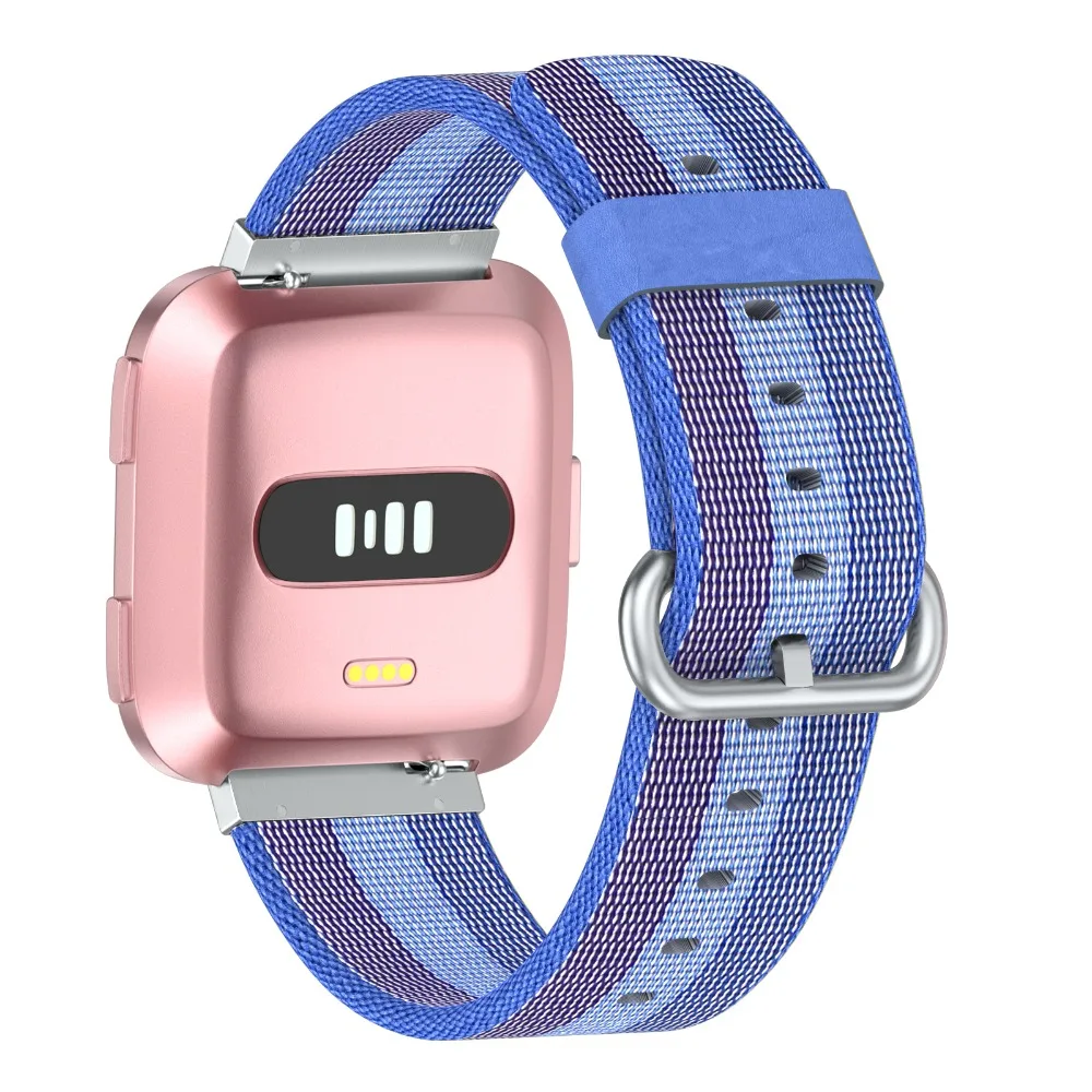 

Woven Nylon band for Fitbit Versa/versa 2/versa lite strap Wrist correa Watchband smart fitbitversa watch Accessories