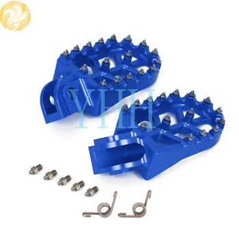 

NEW Aluminum Motorcycle Forged Foot Pegs Rests Pedals For KTM 85SX 2003-2017 250-450SX-F 150-300XC BLUE For Husqvarna For Beta