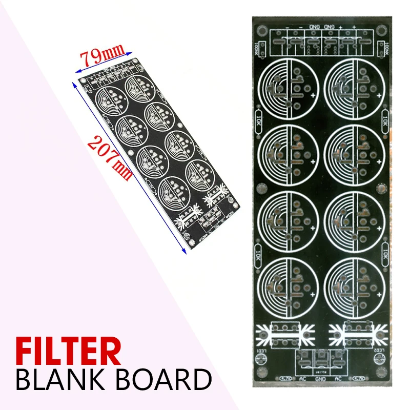 Power Supply Schottky Diode Rectifier Filter Blank Board Bare PCB for Audio Amp