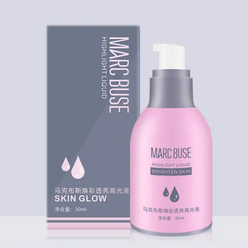 Макияж хайлайтер Shimmer Body Luminizer жидкий хайлайтер Shimmer Brighten Glow жемчужно-белый хайлайтер