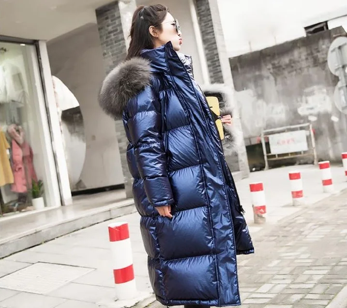 Зимняя женская куртка-пуховик на белом утином пуху женские пальто верхняя одежда