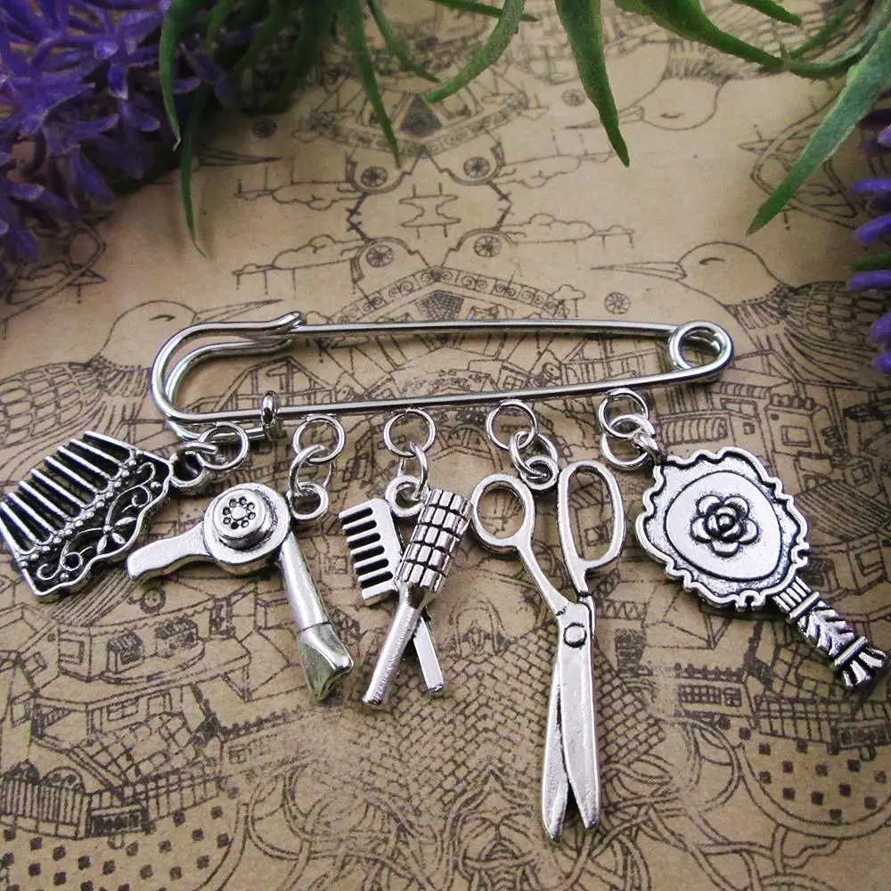 Spilla Da Parrucchiere Kilt Pin Goditi La Vita Spilla Con Ciondolo Regalo Per La Festa Della Mamma Amico Regalo Di Compleanno