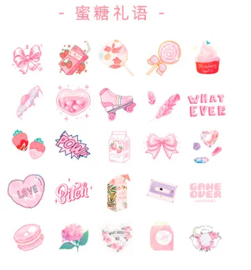 20 компл./лот Kawaii канцелярские наклейки пословица декоративные мобильные наклейки Скрапбукинг DIY японские ремесленные наклейки - Цвет: MiTangLiYu