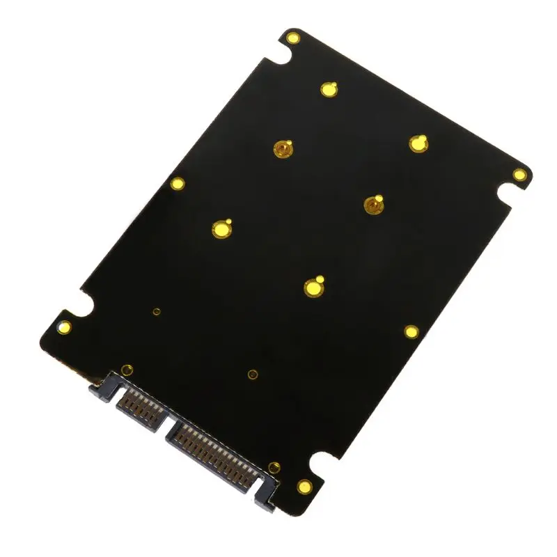 Mini Pcie MSATA SSD до 2,5 дюймов SATA3 адаптер карта с твердым жестким диском чехол из алюминиевого сплава C26
