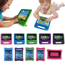 Детский противоударный чехол-подставка с ручкой для Amazon Kindle Fire 7 выпуска EVA Foam защитный чехол для планшета для детей