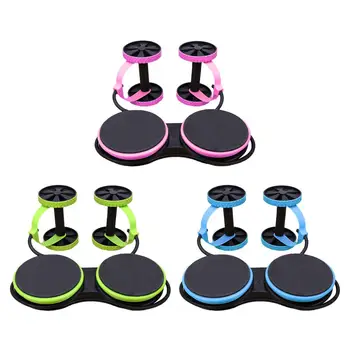 

Roller Wheel Trainer With Mat Abdominal Wheel Fitness Arm Waist Leg Muscle Exercise Equipment Home Training NEW Dropshipping
