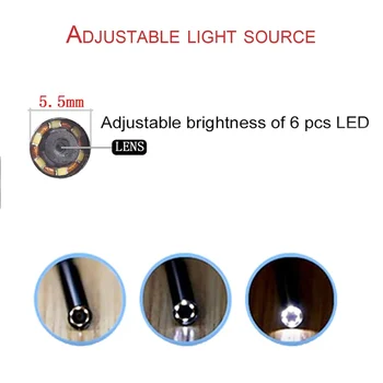 

2-in-1 HD Visual USB Ear Spoon Cleaning Endoscope Earpick with Mini Camera Ear Care Tool Kit SP99