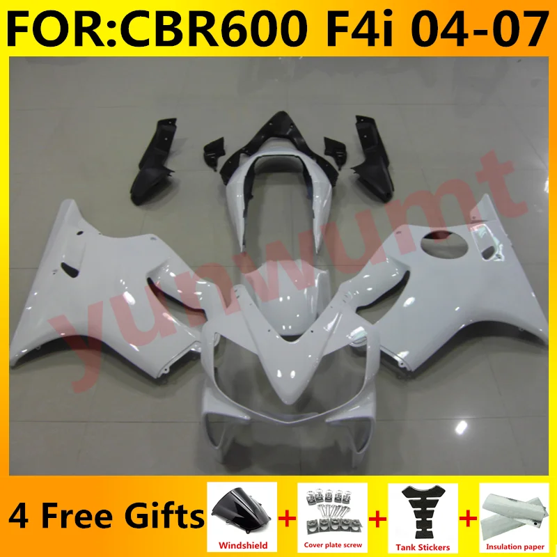 Новый комплект обтекателей для мотоцикла ABS Подходит Honda CBR600 F4i 04 05 06 07 CBR 600 2004 2005 2006