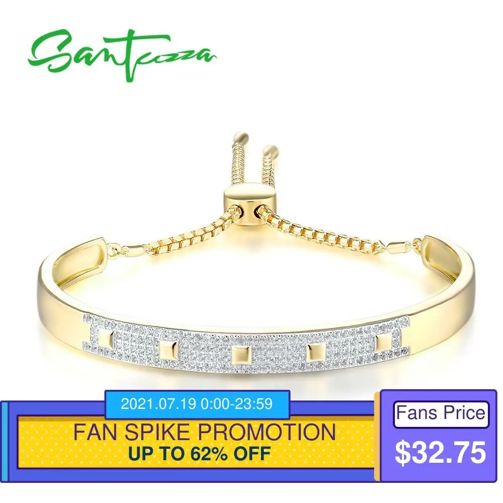 SANTUZZA Silver Bracelet For Women Authentic 925 Sterling Silver