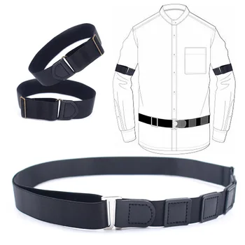 

3pcs/set 2020 The New Suspenders belt Adult unisex Anti-slip and anti-wrinkle strap for shirt Cuff waist combination