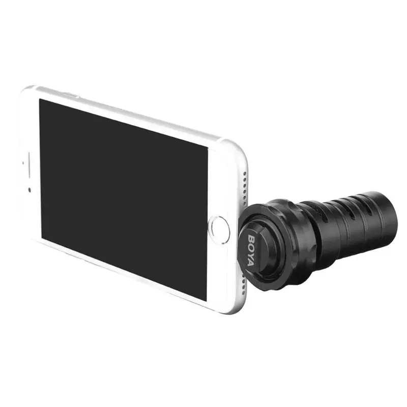 Boya By-Dm200 микрофон для цифровой стерео для Интерфейс микрофон превосходный звук для Ios Запись для iPhone 7 8