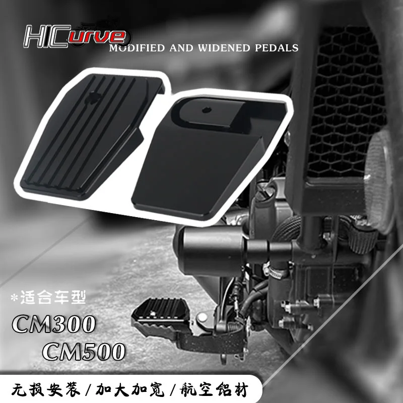 Per Honda Cmx500 Rebel Cmx 500 300 Rebel500 17-23 Poggiapiedi Moto Billet Larghi Pedane Pedali Poggiapiedi Accessori