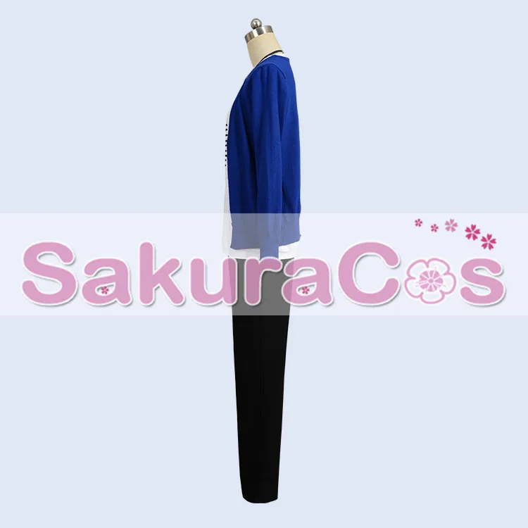 Аниме! A3! Лето Miyoshi Kazunari Готическая униформа косплей костюм Мода Daydress унисекс Топ костюм+ шляпа любой размер