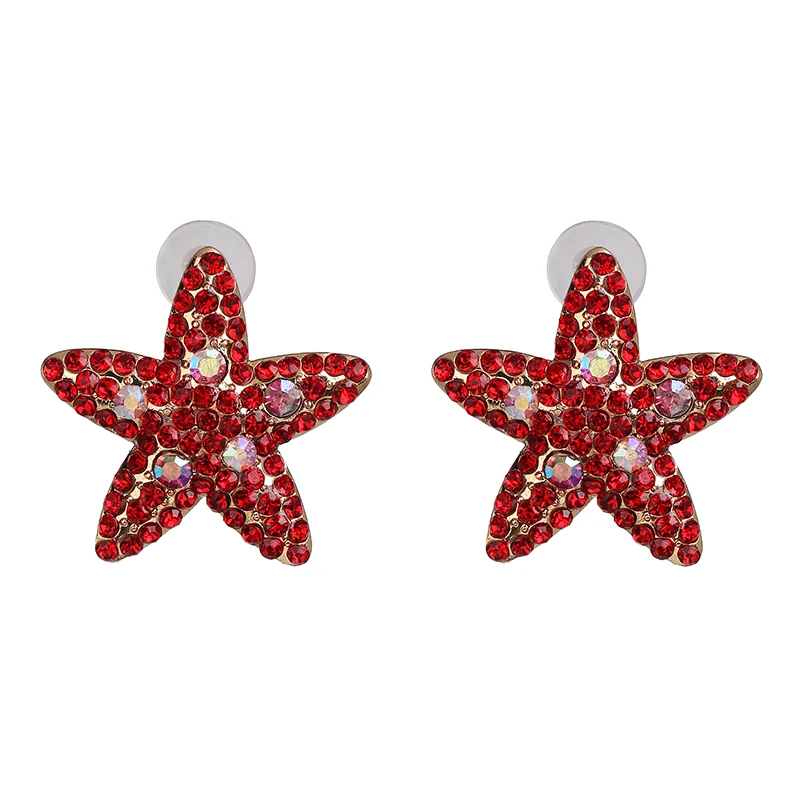 52622-RD Новинка,, 30 дизайнов, модные вечерние серьги с кристаллами, свисающие разноцветные радужные ювелирные изделия для женщин, серьги - Окраска металла: 52622-RD
