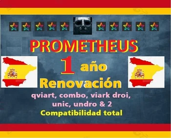 

Original Prometheus refill renewal 1 year Viark droi Qviart combo undro unic undro2