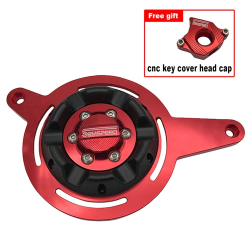 Pair Red Мотоцикл с ЧПУ Защита двигателя крышка ключа крышка головы мешок крышки протектор для Yamaha NMAX 155 150 125 NMAX 155 N-MAX 155 - Цвет: Pair Red