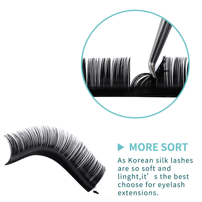 GEMERRY 16 Lines Individual Eyelash Extensions for Professional Lash Building C/CC/D/DD Faux Mink Soft Hand Made Fake Eyelashes eyelash extensions fake eyelashes eyelash extension eyelash extension lashes false eyelashes