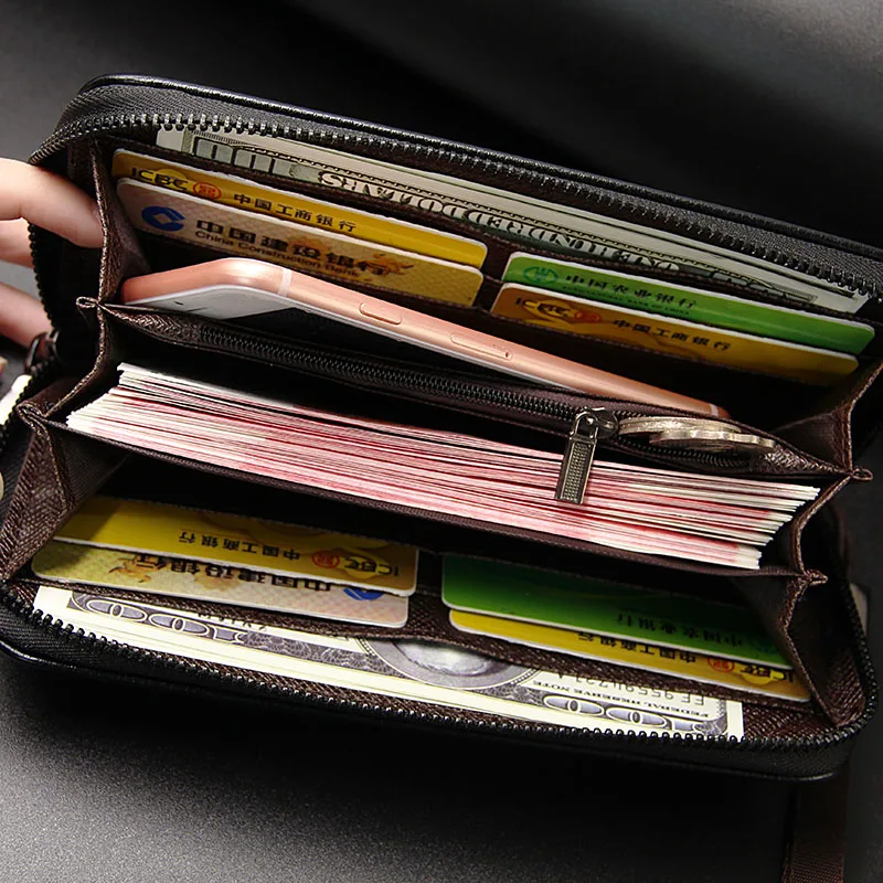 Кошелек 2019 мужской бумажник с застежкой молнией маленький кошелек новый дизайн