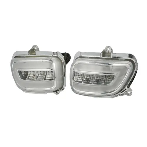 Мотоциклетные передние светодиодный поворотники для Honda Goldwing GL1800 2001-2007 F6B 2013 - Цвет: Clear