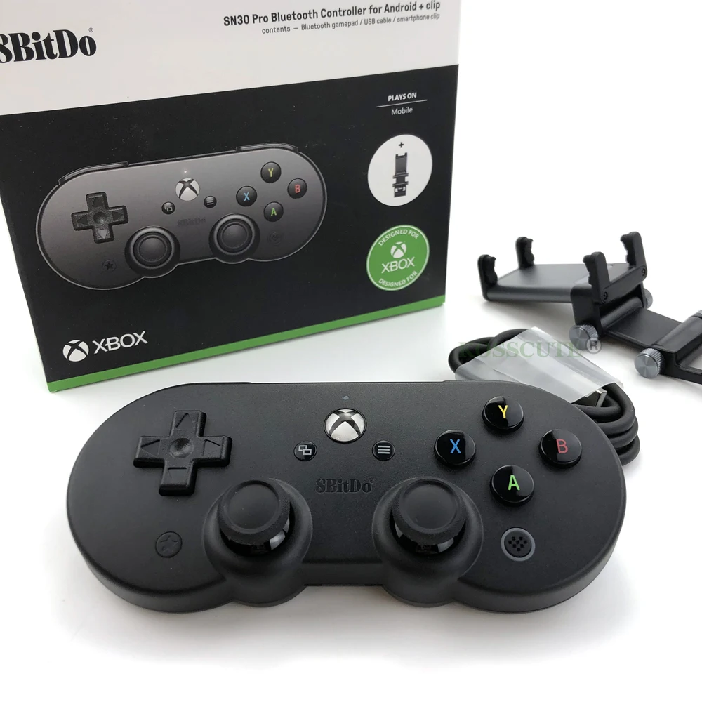 8bitdo Sn30 Pro Bluetooth Game Controller For Xbox Cloud Gaming On Android Includes Clip For Android Gamepads Aliexpress