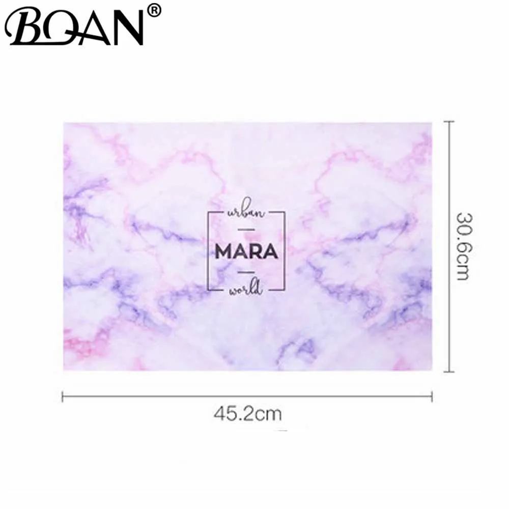Pink Marble BQAN 12 цветов 1 шт. мраморный столик для ногтей моющаяся ручная Подушка для ногтей мраморная подушка для рук Подушка для ног настольный коврик инструмент для маникюра - Цвет: Pink Marble