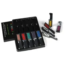 10 упаковок, одноразовая краска для волос, временная расческа, сделай сам, Хэллоуин, расческа для волос, расческа для волос, легко и просто, операцияslm2