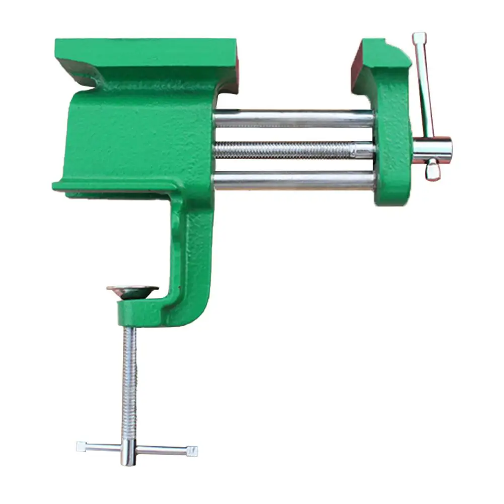 

Table Bench Vise Miniature Multipurpose Practical Flat Tapping Tongs Small Jewelers Hobby Clamp On Craft Mold Fixed Tool