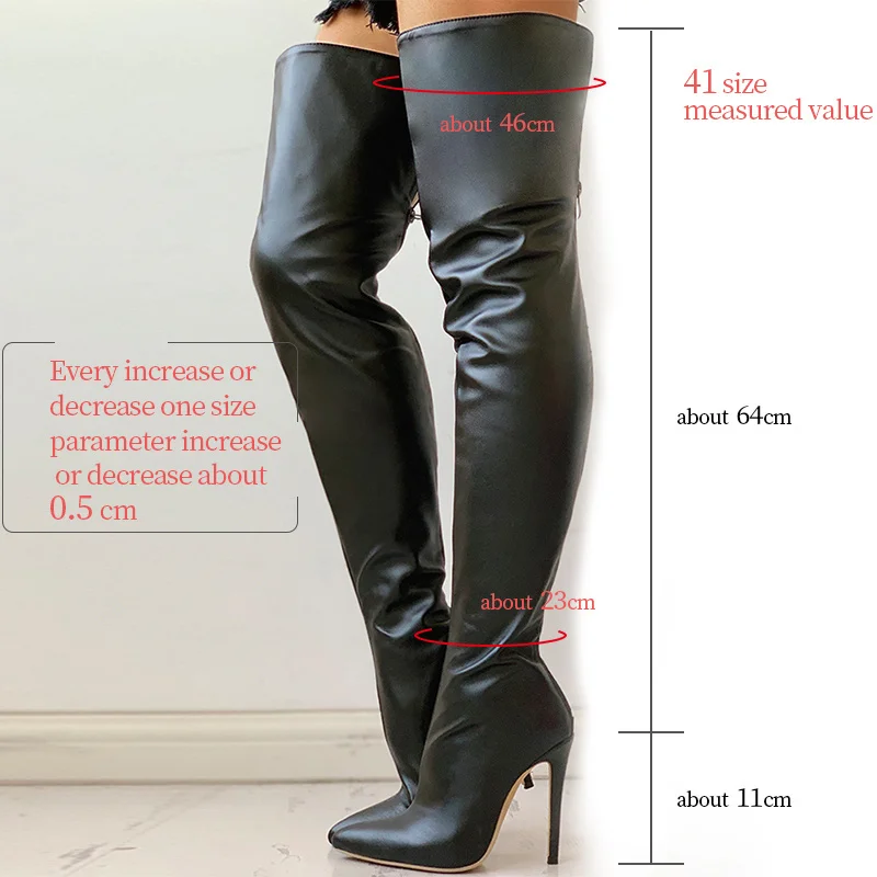 New Women Boots Sexy Fashion Over the Knee Boots Sexy Thin Square Heel Boot  Platform Woman Shoes Black size 35-43 - AliExpress