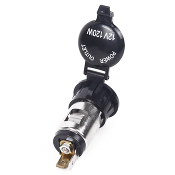 

Accessories Lighter Socket Plug Outlet Waterproof With Connector Wires Parts Auto