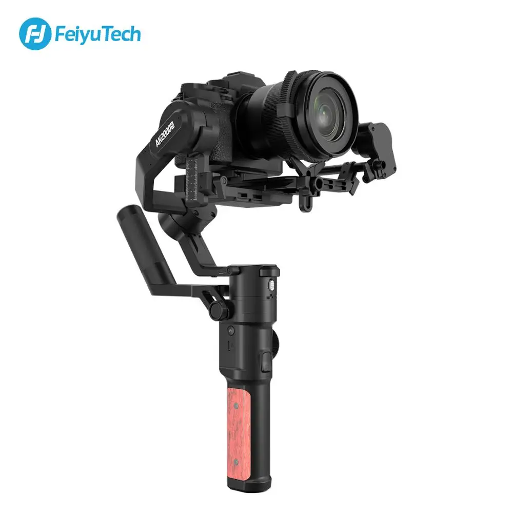 

FeiyuTech AK2000S 3-Axis handheld Gimbal Stabilizer Touch Screen for Mirrorless Camera DSLR Digital Camera 2.2KG Payload