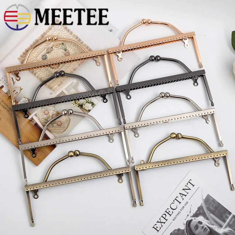 Meetee 2/5 шт 18/20 см женские Сумки Металлическая Ручка рамка кошелек квадратный рот