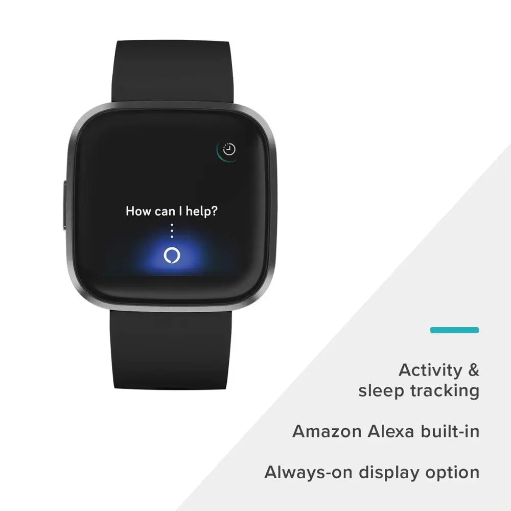 US $201.24 Original Fitbit Versa 2 Smart Watch Health Fitness Smartwatch With Heart Rate Music Alexa BuiltIn Sleep Swim Tracking