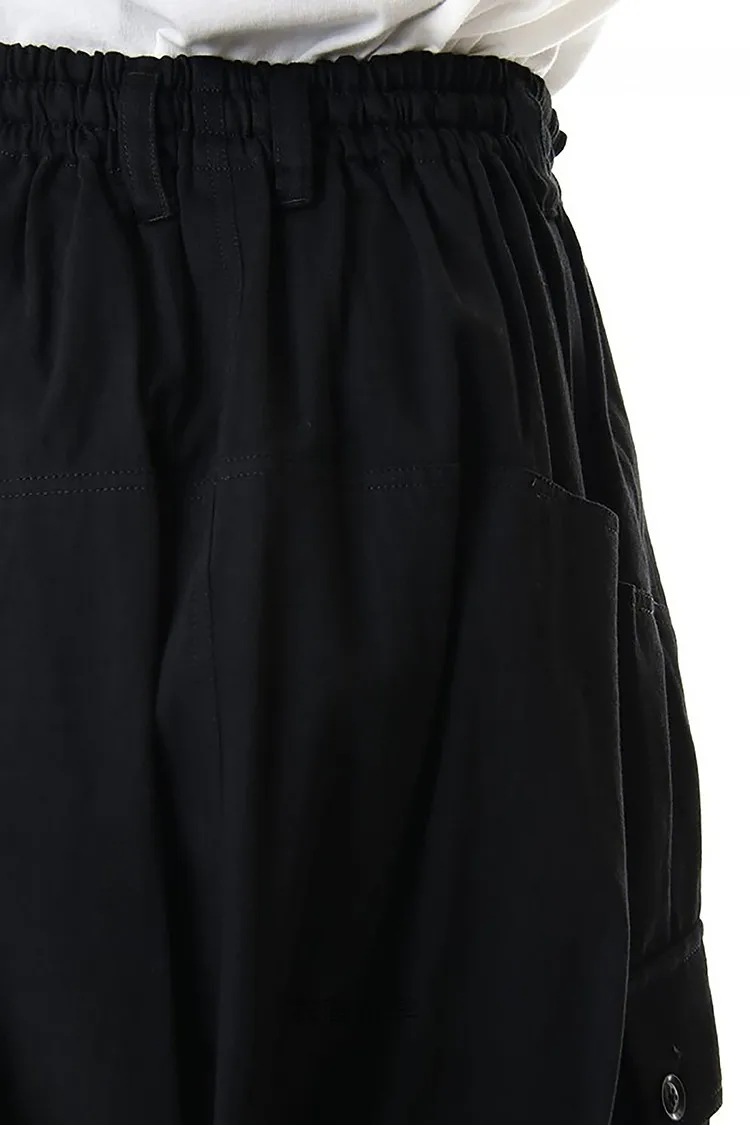 Spring and Autumn men's new fashion casual pants loose harem pants nine point Harlem pants low grade solid color
