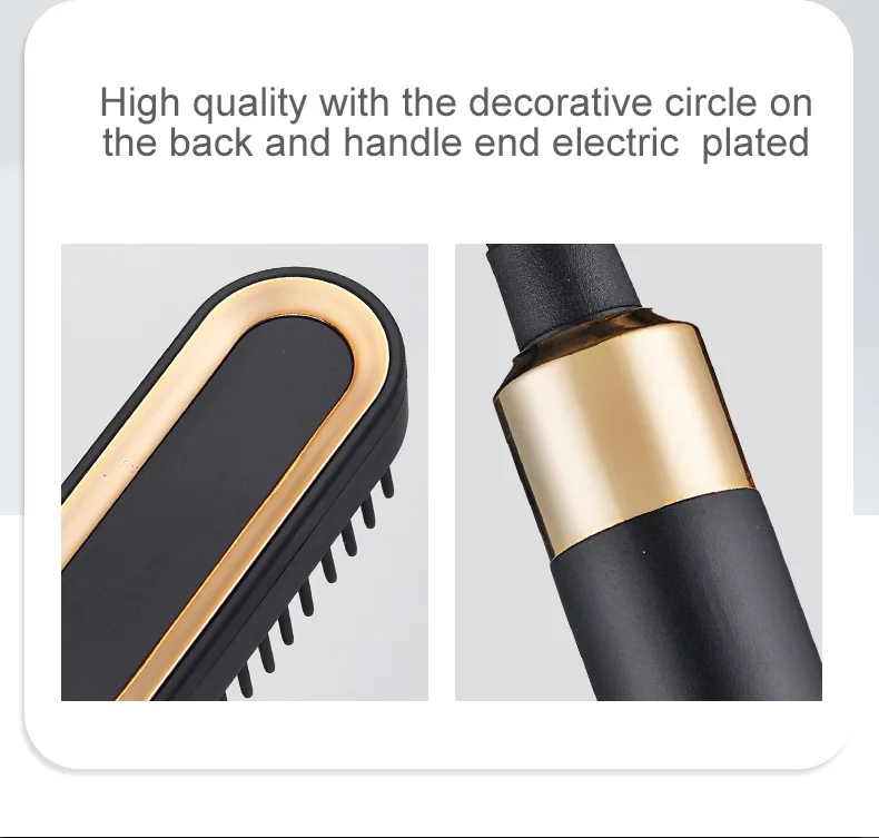 Penteados de Cabelo Pentes de Barba Controle de Temperatura Alisador de Cabelo Mini Reto Feminino Reta Pente Penteado Três-velocidade 3 Computers & Electronics