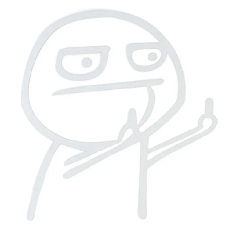 Автомобиль мультфильм JDM смешной средний палец стикер наклейка для citroen c4 c2 c5 c3 ds