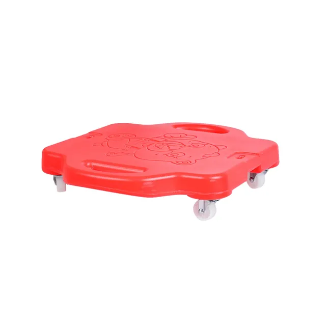 Kids Balance Board Plastic Four-Wheeled Scooter Board With Safety Handles 360 Degree Rotating Wheels Children Outdoor Sports Toy 5
