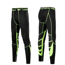 Мужская компрессионная Термоодежда, брюки, леггинсы, колготки для бега, спорта, спортзала, фитнеса, штаны для тренировок, спортивная одежда