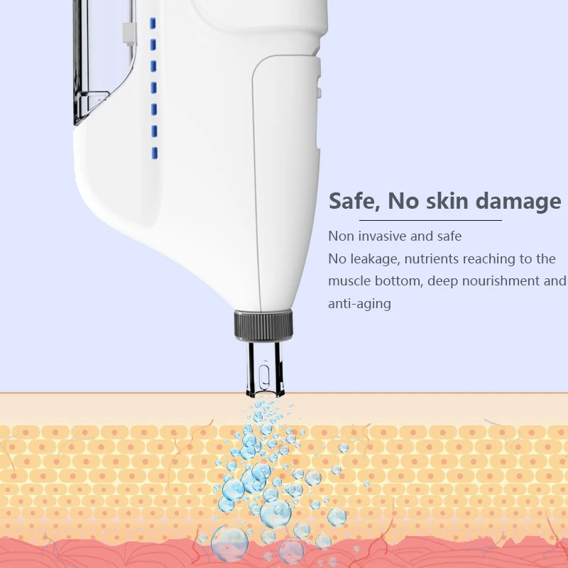 Инвазивный пистолет для инъекций воды Hydraskinboosters, инструмент для удаления морщин, мини мезо-пистолет для омоложения кожи, водяной пистолет