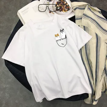 

Summer Women Shirts Casual O-neck Short Sleeve Office Lady 90s Women Tshirt Harajuku Gothic Print Kawaii Streetwear T Shirt